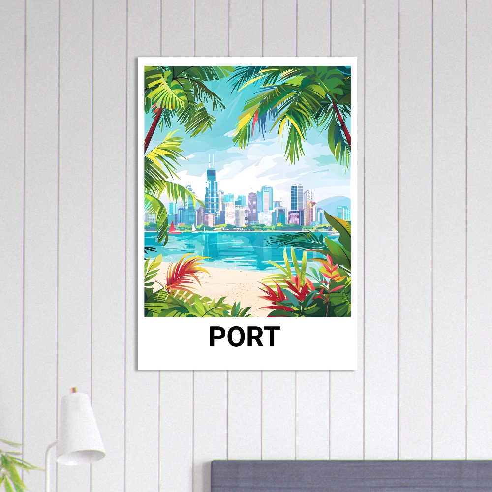 Affiche PORT MORESBY - Image 3 of 6