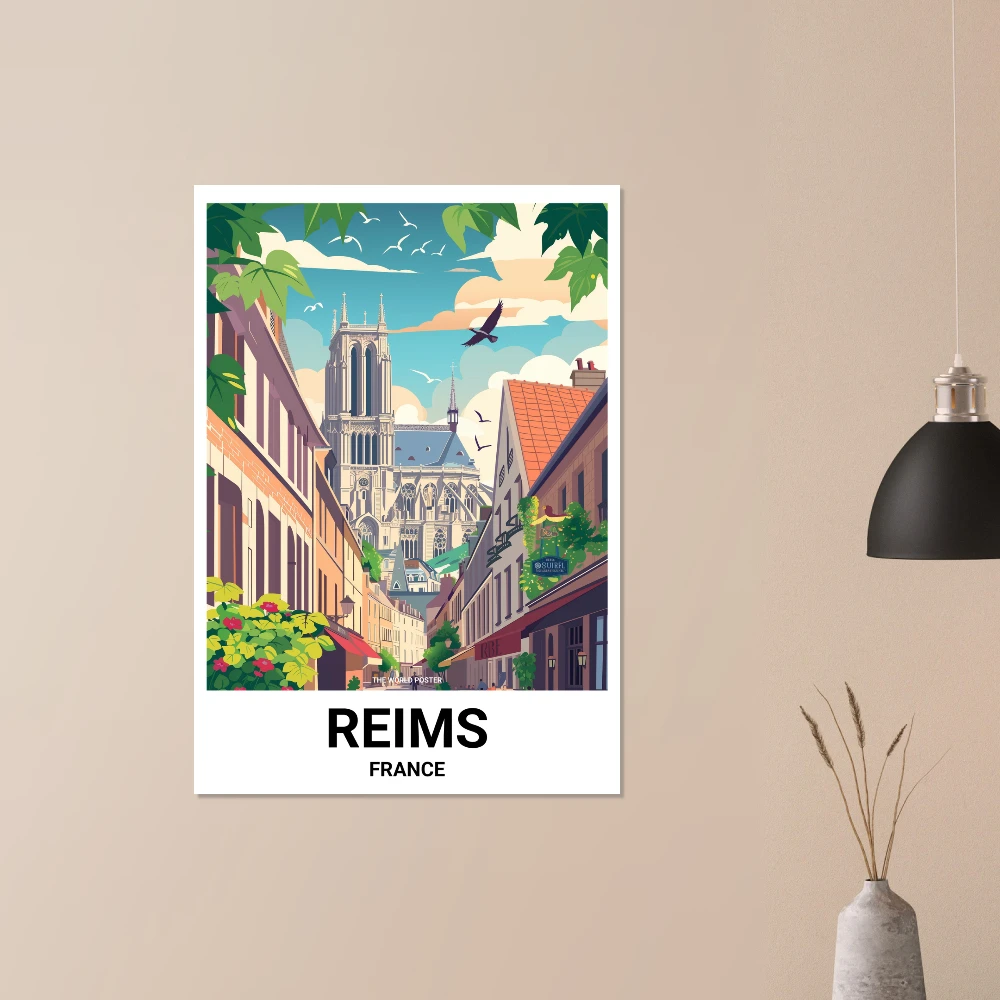 Affiche REIMS - Image 6 of 6