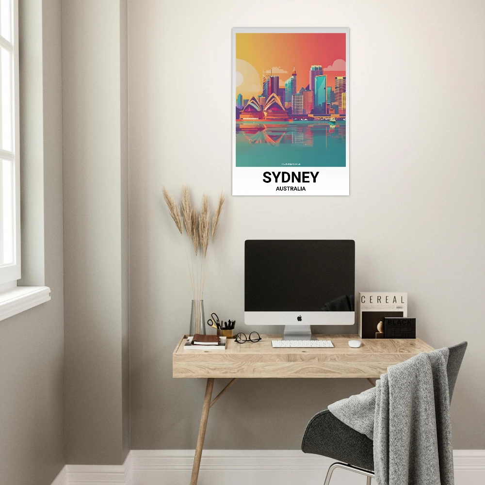 Affiche SYDNEY - Image 6 of 6