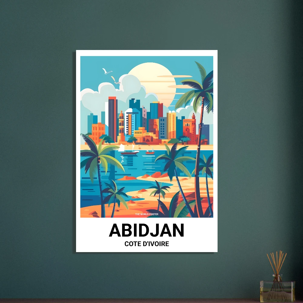 Affiche ABIDJAN - Image 4 of 6