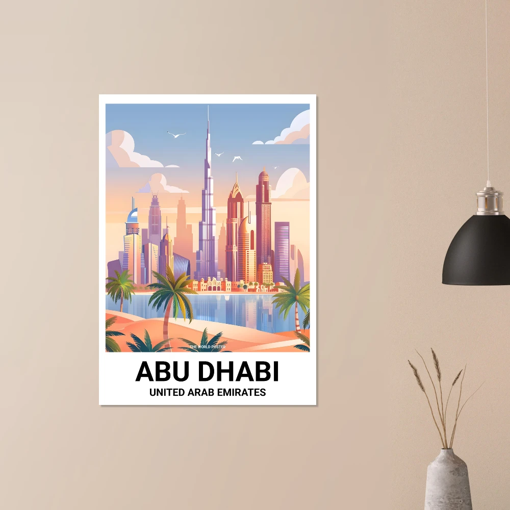 Affiche ABOU DHABI - Image 3 of 6
