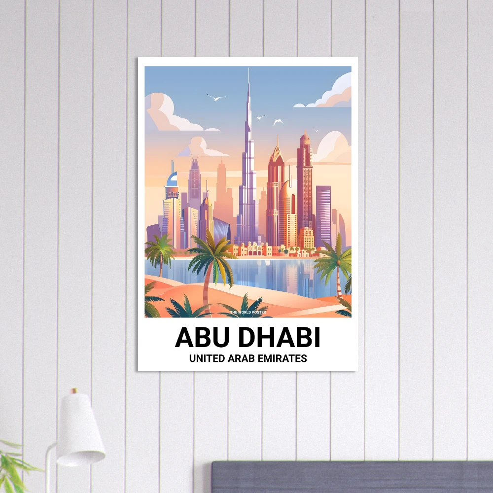 Affiche ABOU DHABI - Image 6 of 6