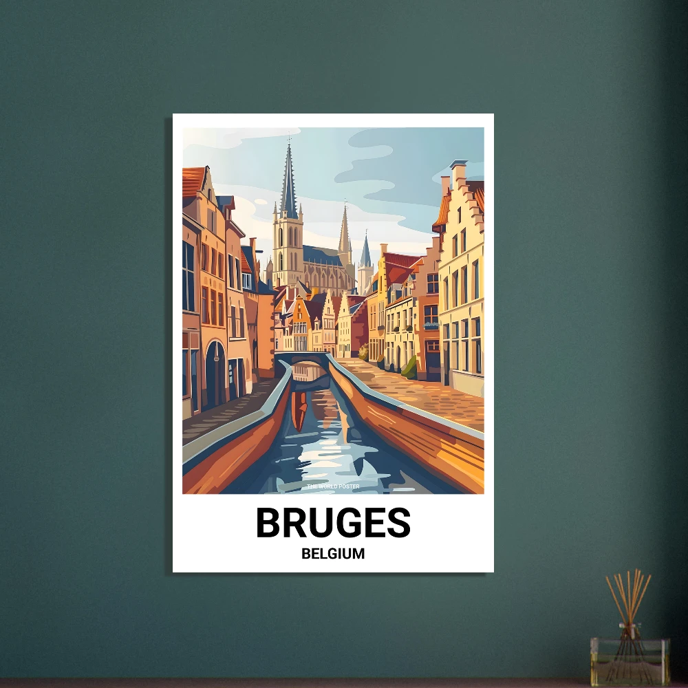 Affiche BRUGES - Image 4 of 6