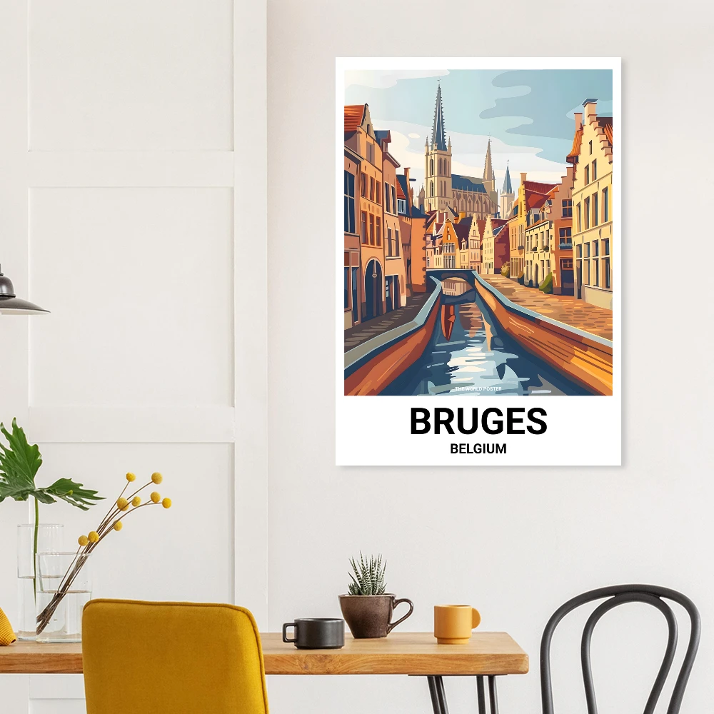 Affiche BRUGES - Image 5 of 6