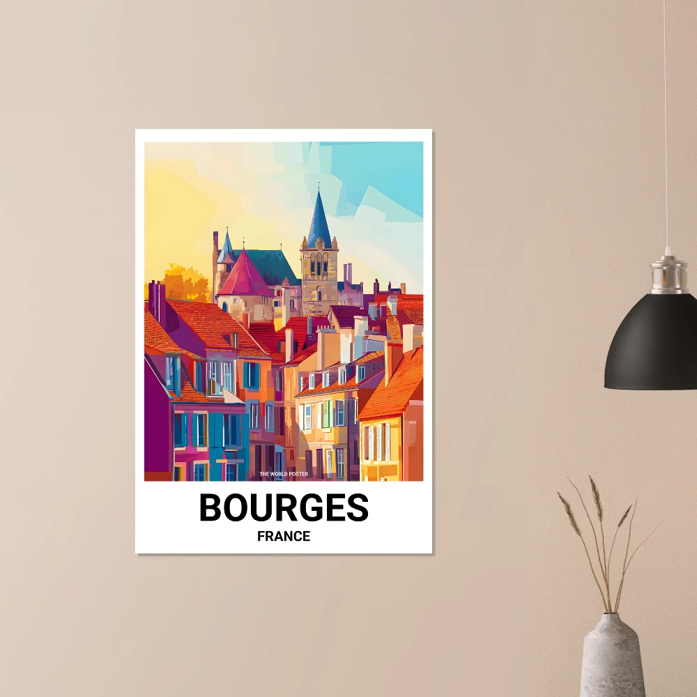 Affiche BOURGES - Image 2 of 6