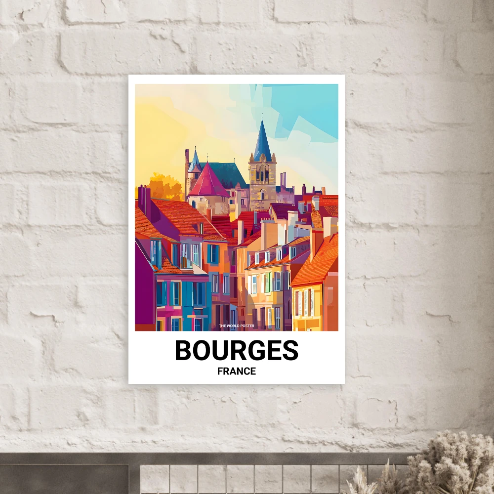 Affiche BOURGES - Image 3 of 6