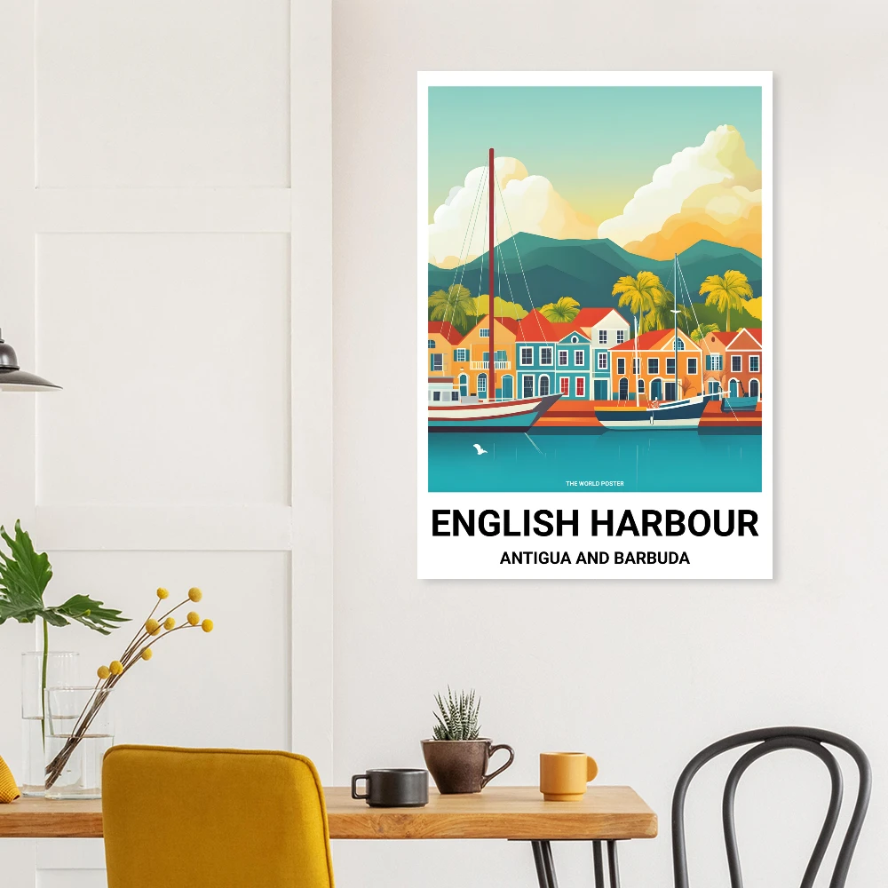 Affiche ENGLISH HARBOUR - Image 2 of 6