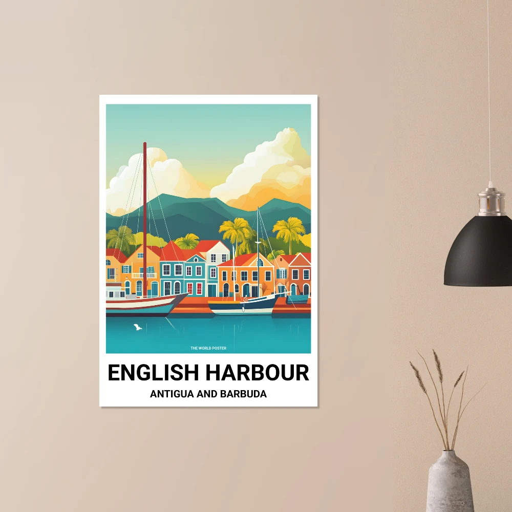 Affiche ENGLISH HARBOUR - Image 4 of 6