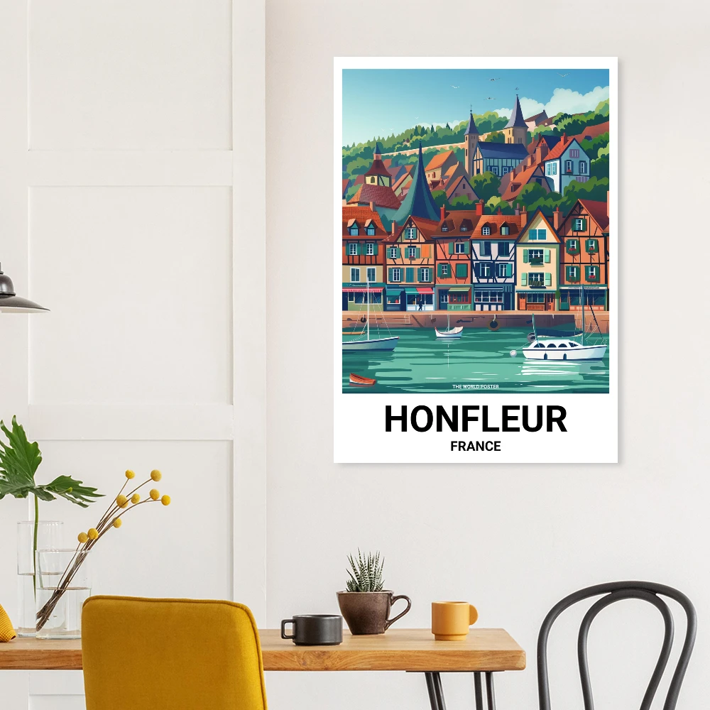 Affiche HONFLEUR - Image 2 of 6