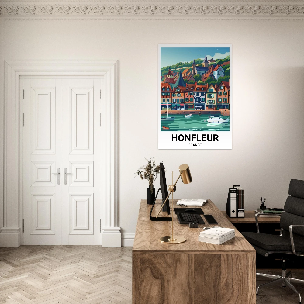 Affiche HONFLEUR - Image 3 of 6