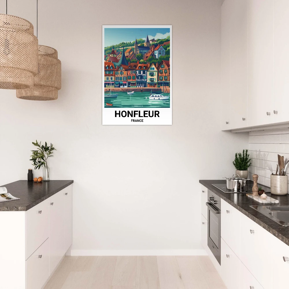 Affiche HONFLEUR - Image 4 of 6
