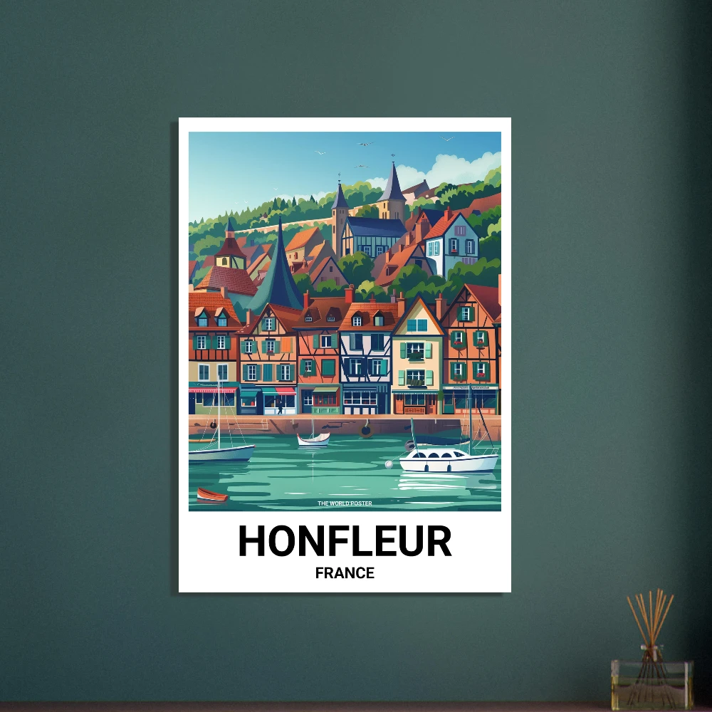 Affiche HONFLEUR - Image 5 of 6