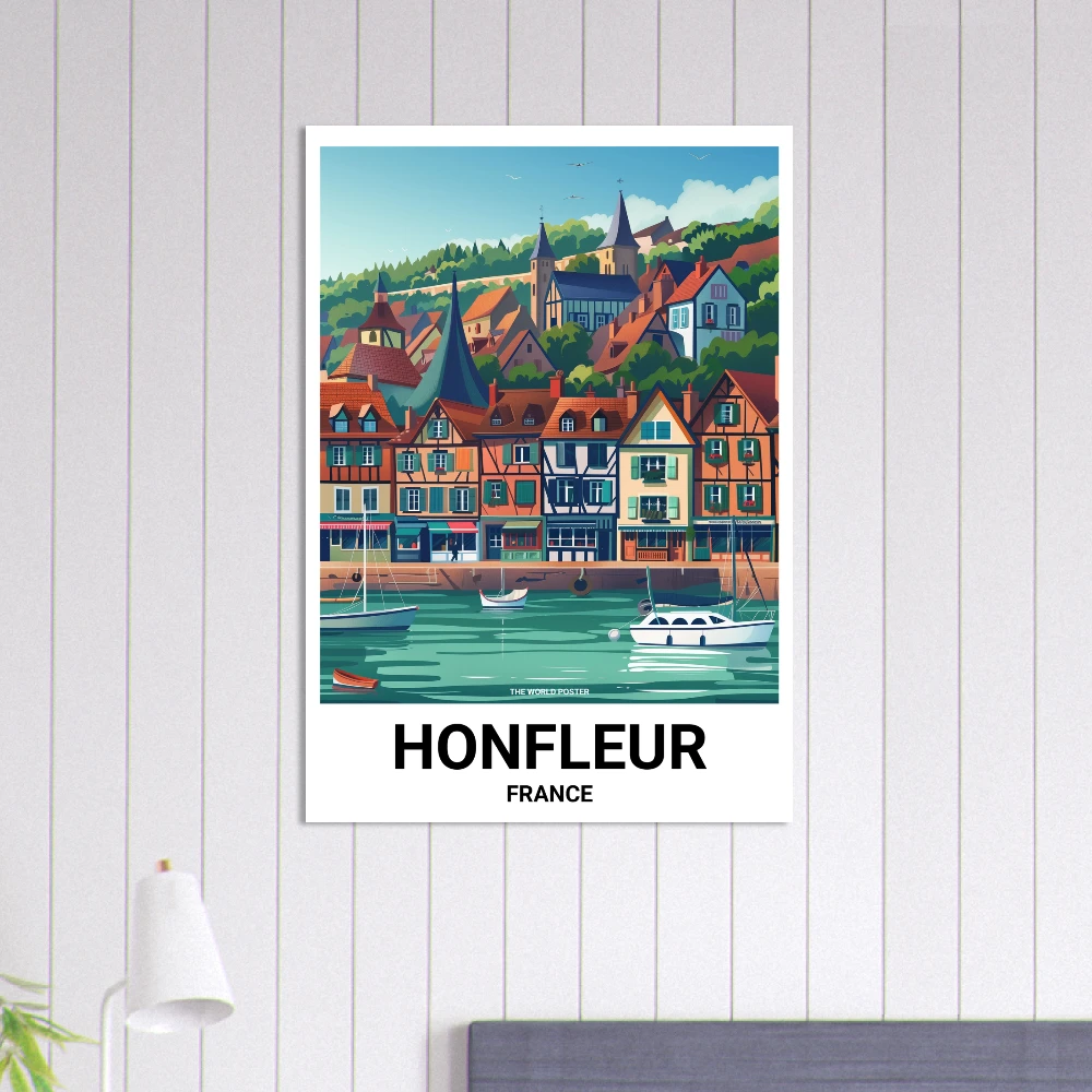 Affiche HONFLEUR - Image 6 of 6