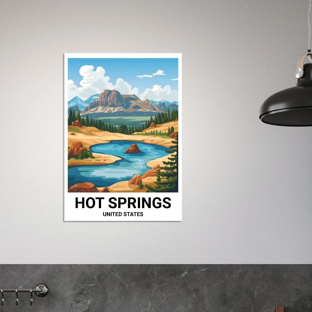 Affiche HOT SPRINGS - Image 2 of 6