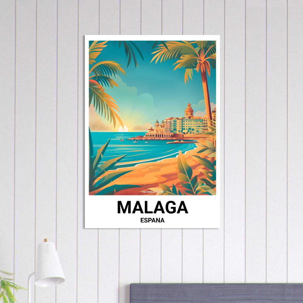 Affiche MALAGA - Image 5 of 6