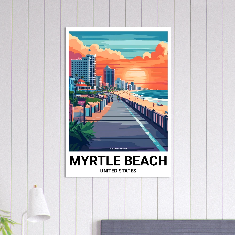 Affiche MYRTLE BEACH - Image 5 of 6