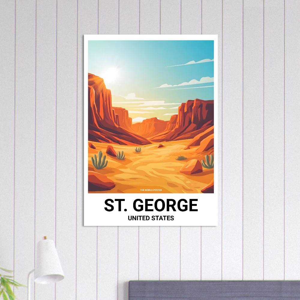 Affiche ST. GEORGE - Image 2 of 6