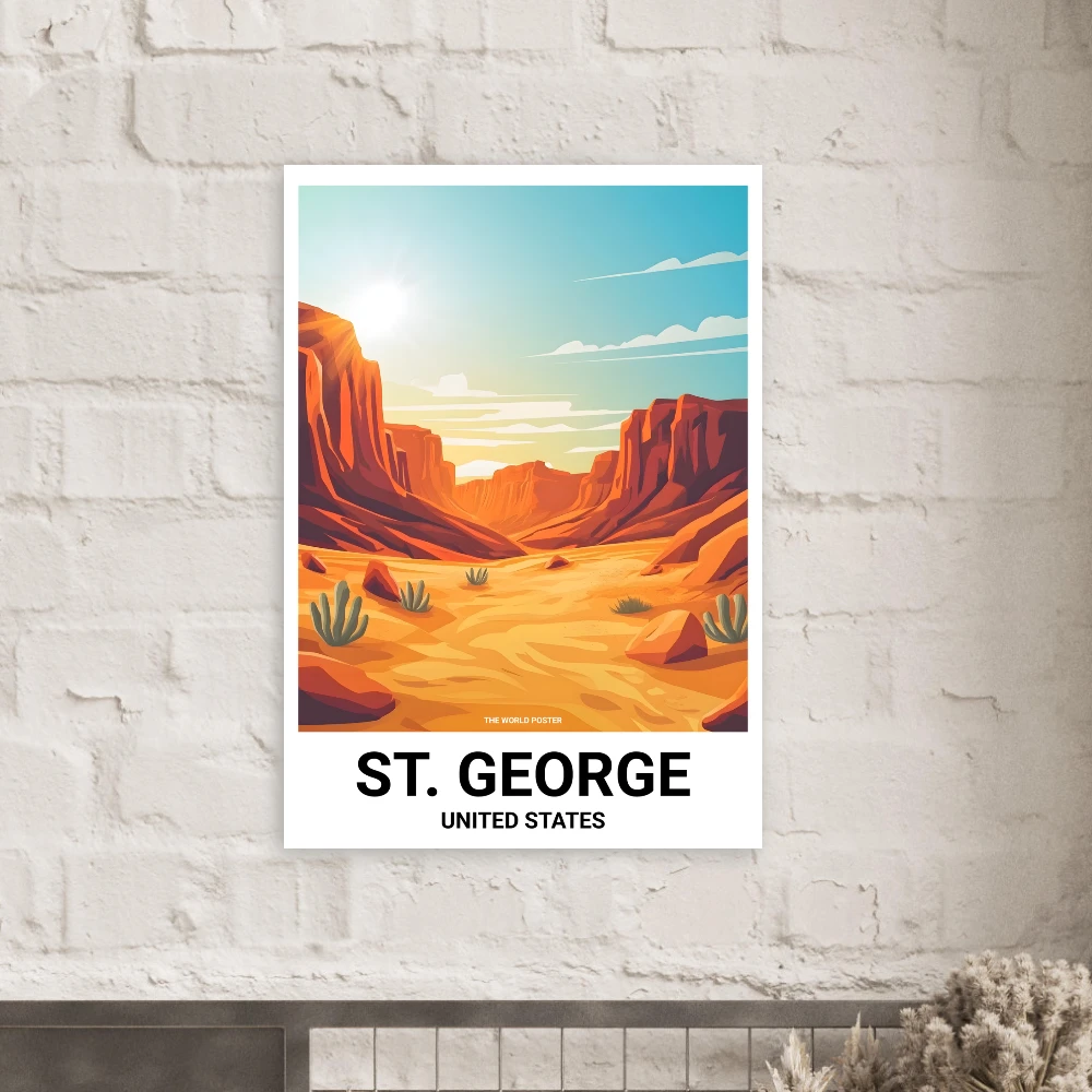 Affiche ST. GEORGE - Image 4 of 6
