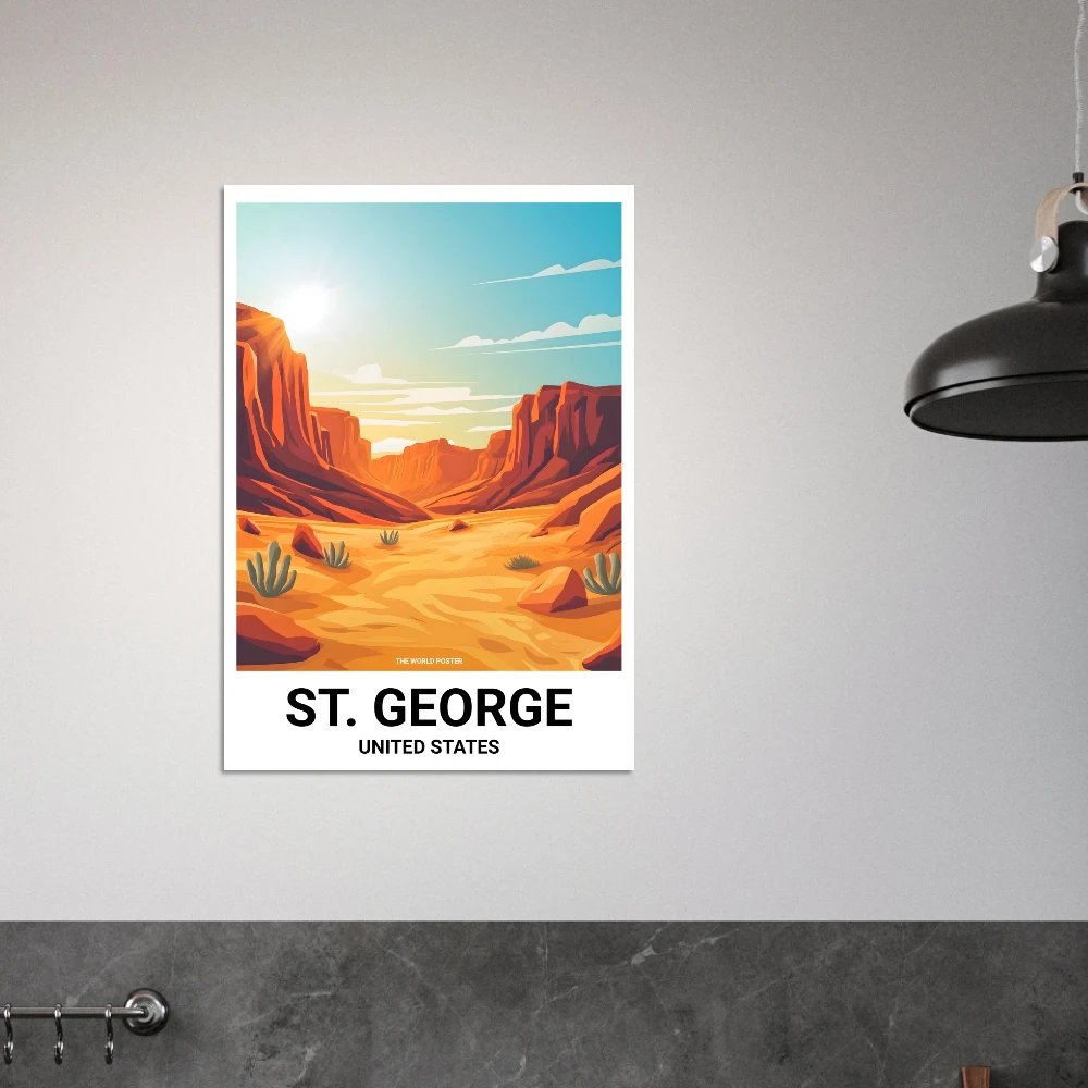Affiche ST. GEORGE - Image 6 of 6