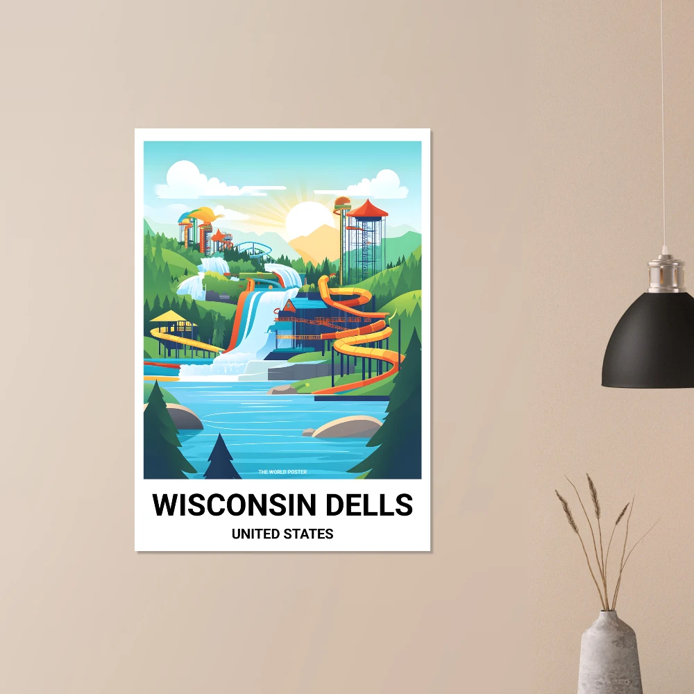 Affiche WISCONSIN DELLS - Image 5 of 6