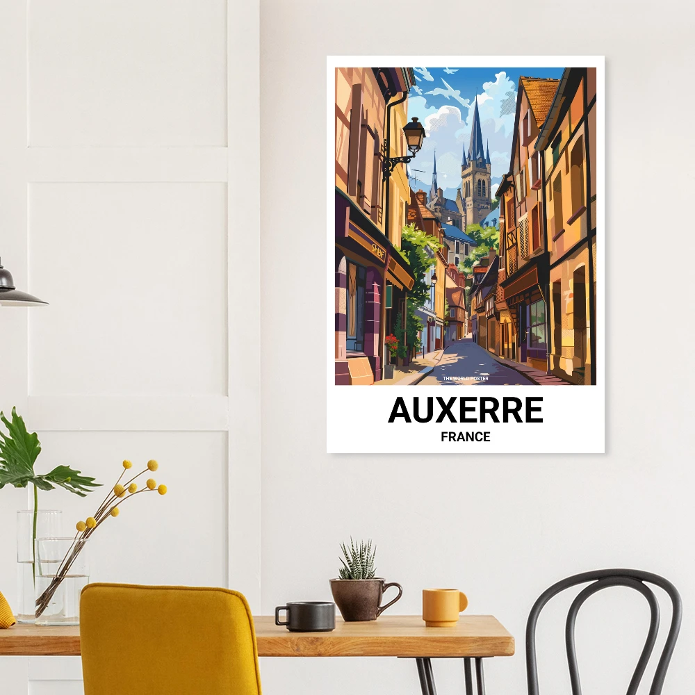 Affiche AUXERRE - Image 3 of 6