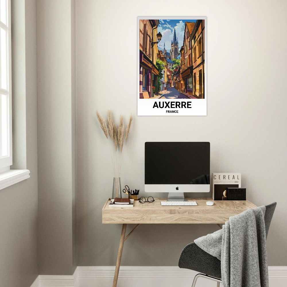 Affiche AUXERRE - Image 4 of 6