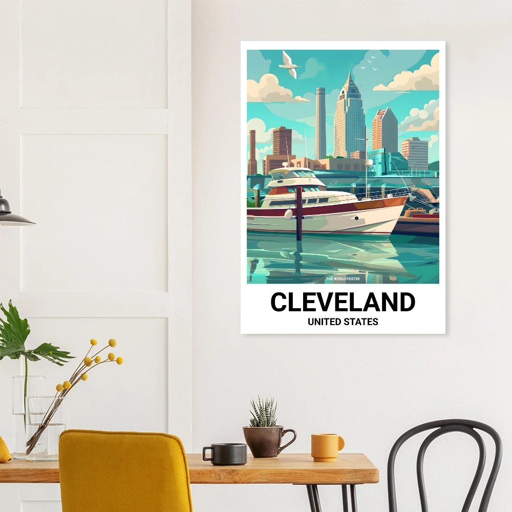 Affiche CLEVELAND - Image 2 of 6