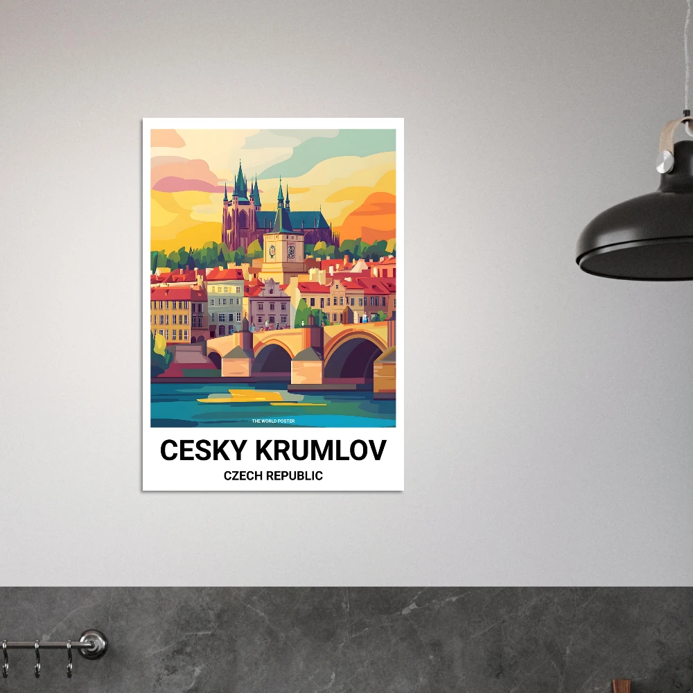Affiche ČESKÝ KRUMLOV - Image 4 of 6