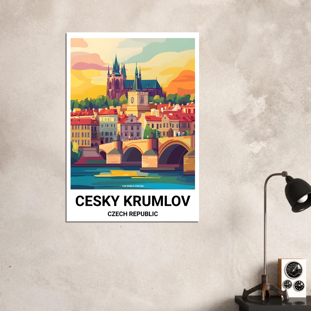 Affiche ČESKÝ KRUMLOV - Image 5 of 6