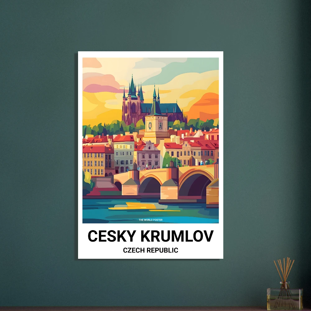 Affiche ČESKÝ KRUMLOV - Image 6 of 6