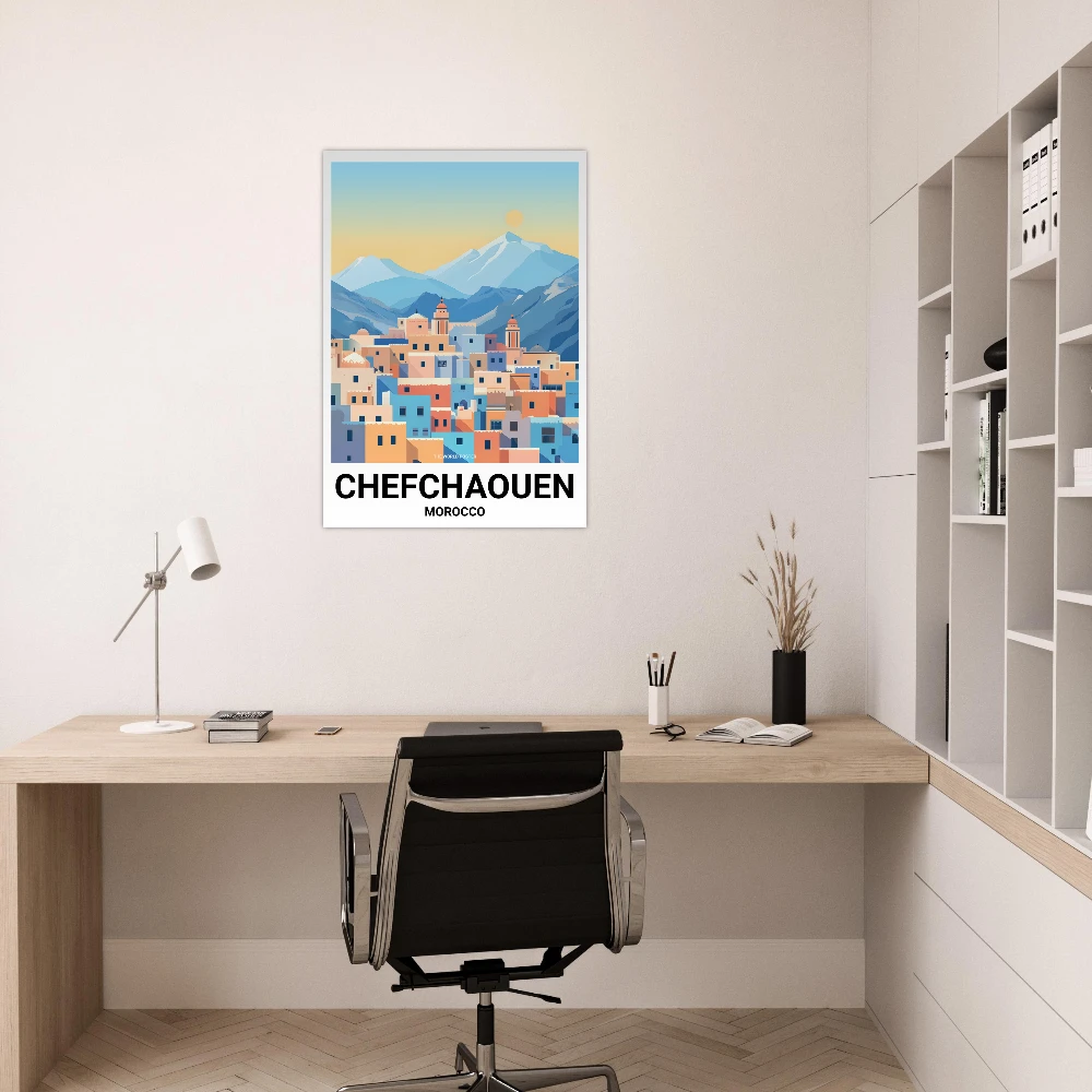 Affiche CHEFCHAOUEN - Image 2 of 6