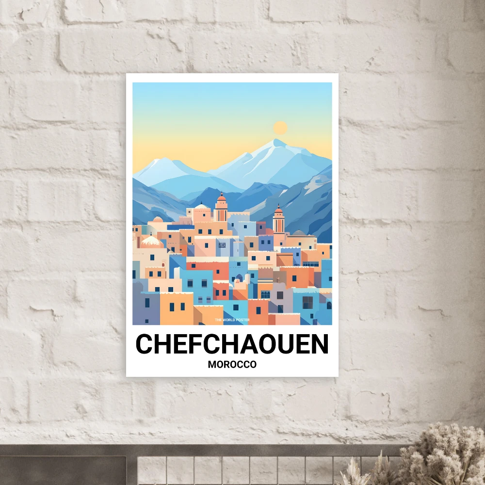 Affiche CHEFCHAOUEN - Image 3 of 6