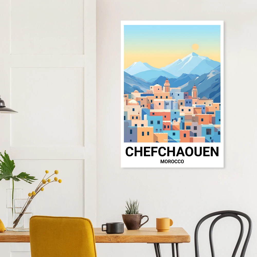 Affiche CHEFCHAOUEN - Image 4 of 6