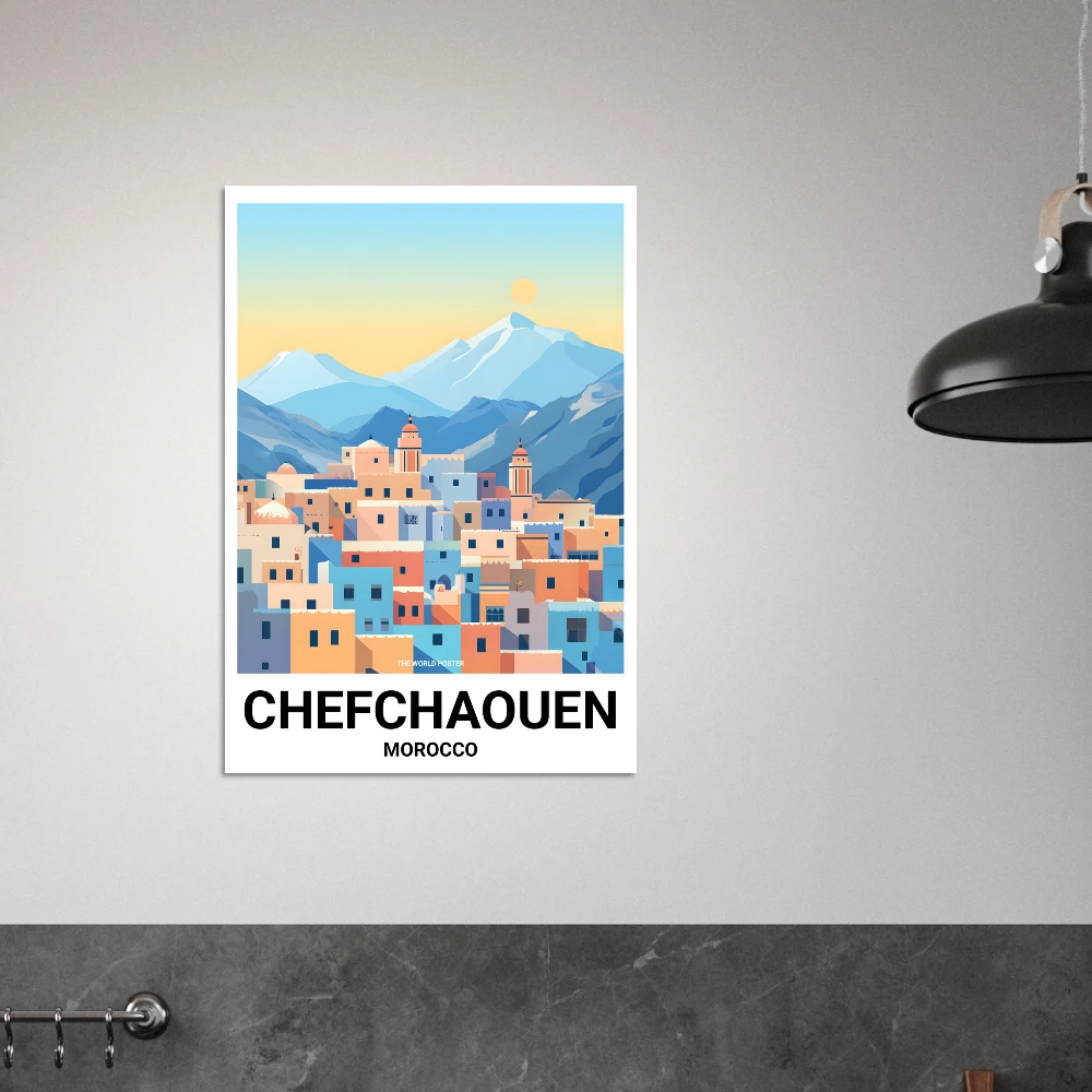Affiche CHEFCHAOUEN - Image 6 of 6