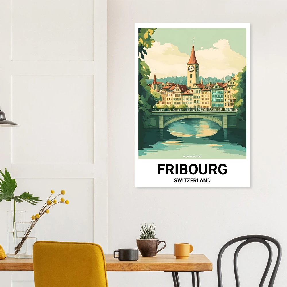 Affiche FRIBOURG - Image 2 of 6