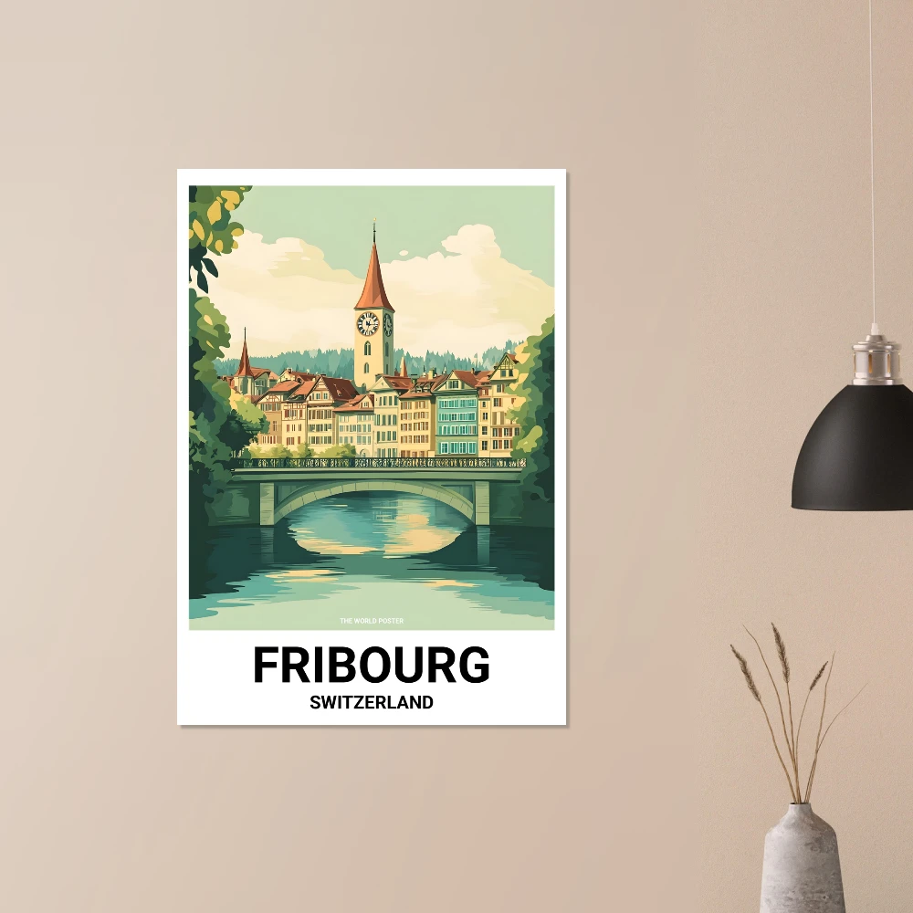 Affiche FRIBOURG - Image 3 of 6