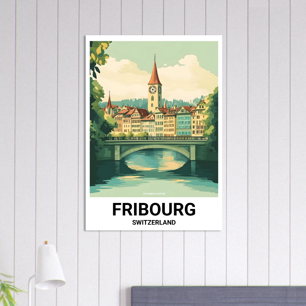 Affiche FRIBOURG - Image 4 of 6