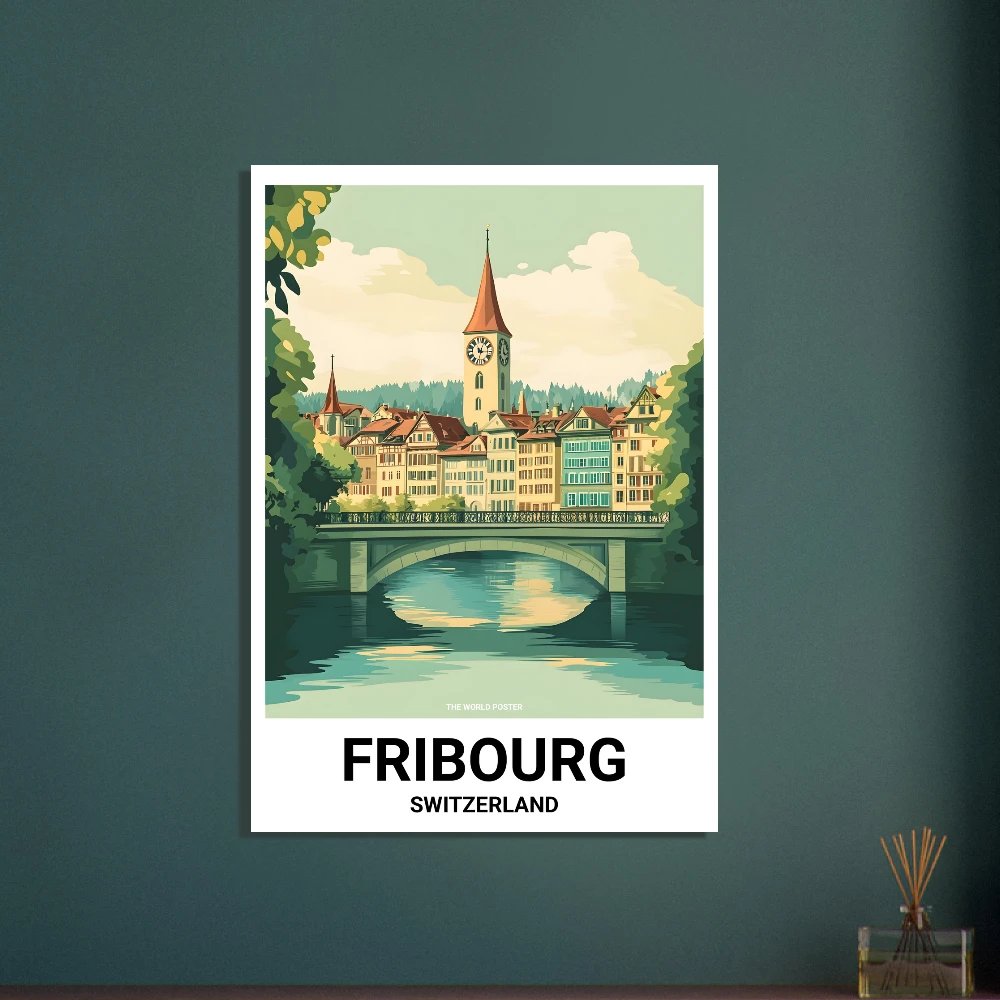 Affiche FRIBOURG - Image 6 of 6