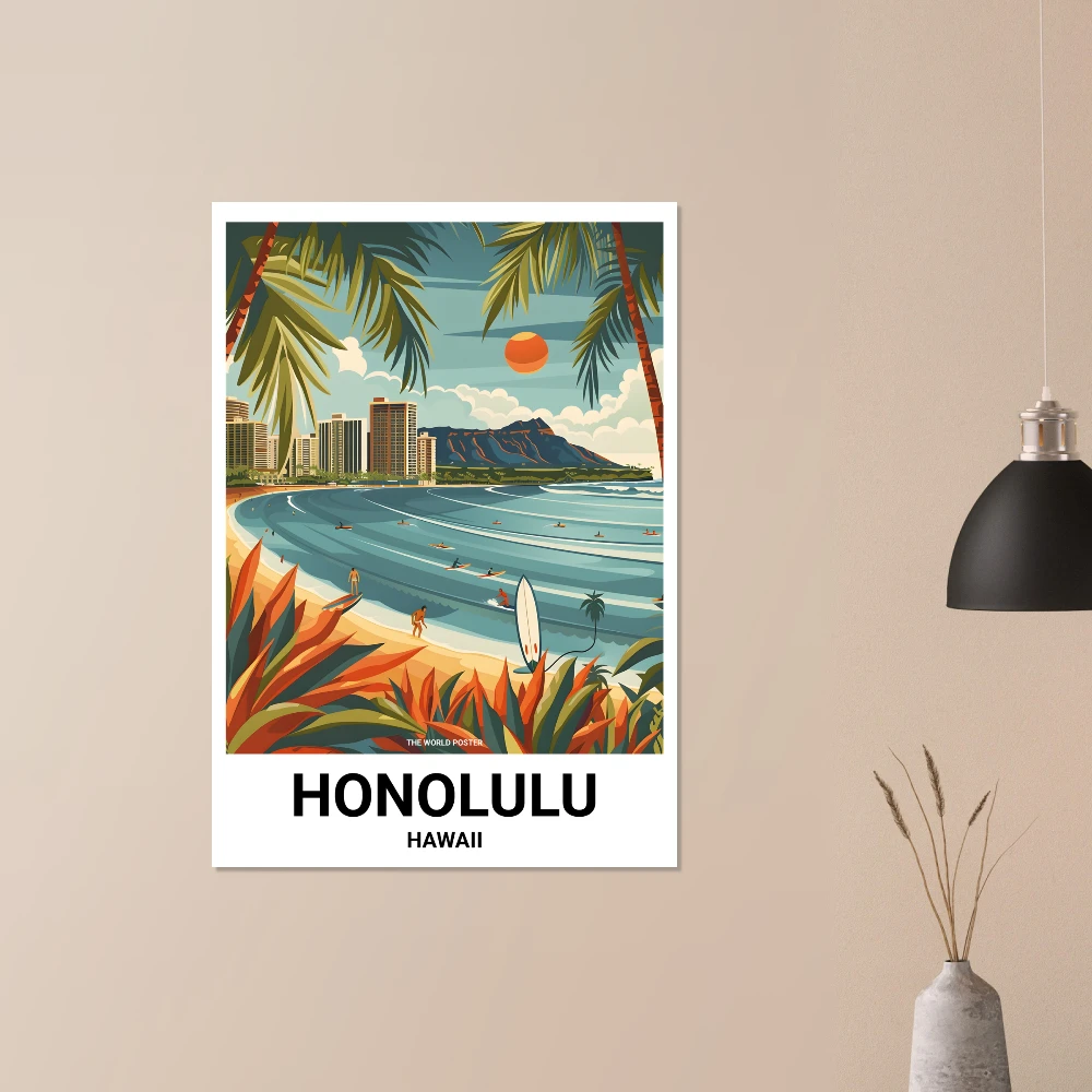 Affiche HONOLULU - Image 5 of 6