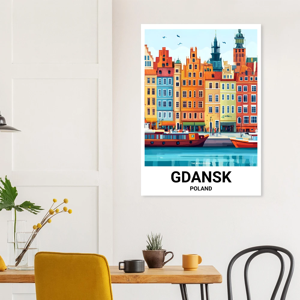 Affiche GDAŃSK - Image 4 of 6
