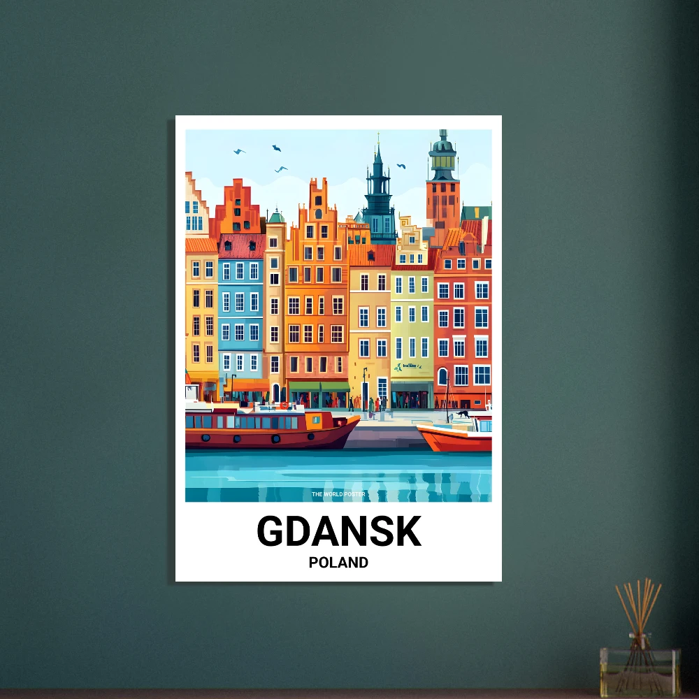 Affiche GDAŃSK - Image 6 of 6
