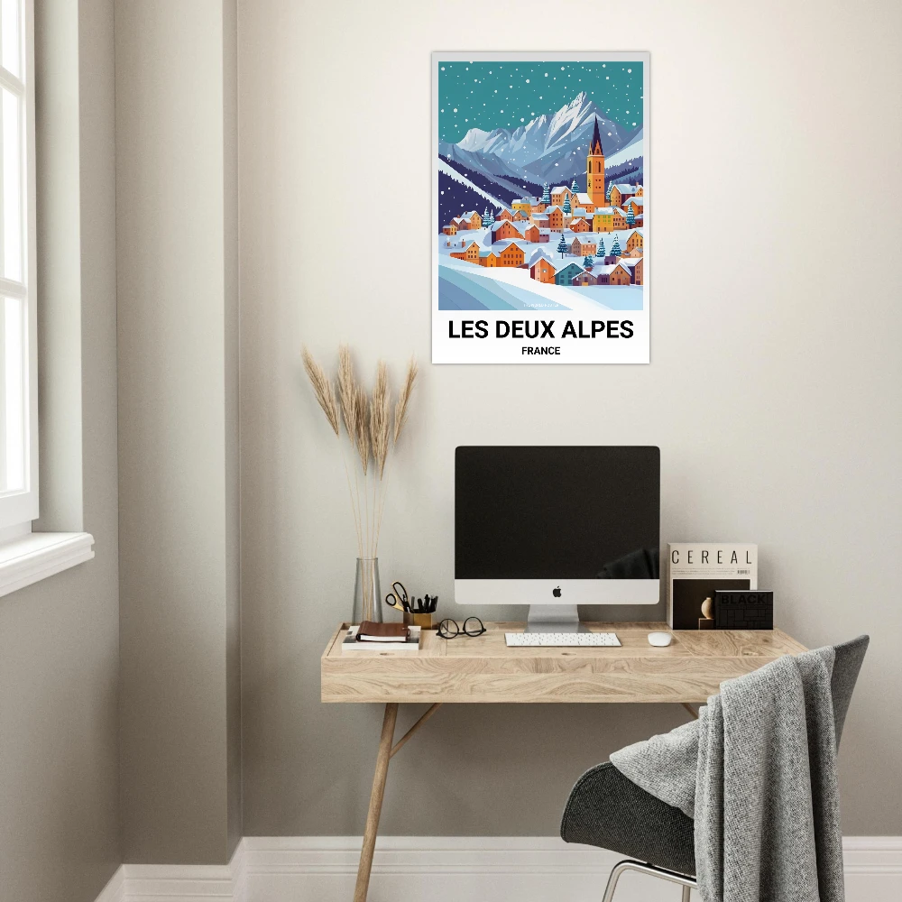 Affiche LES DEUX ALPES - Image 2 of 6