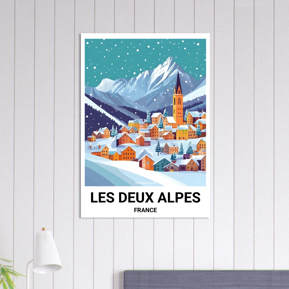 Affiche LES DEUX ALPES - Image 3 of 6