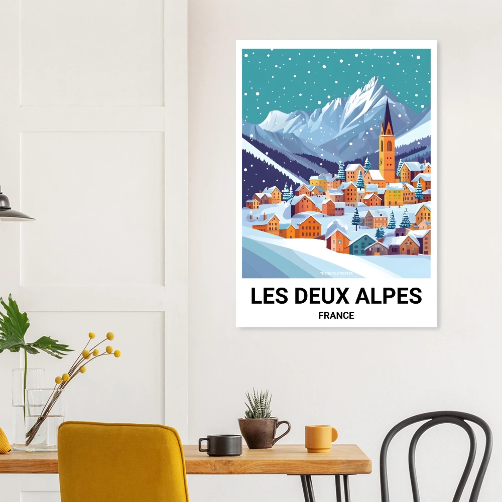 Affiche LES DEUX ALPES - Image 4 of 6