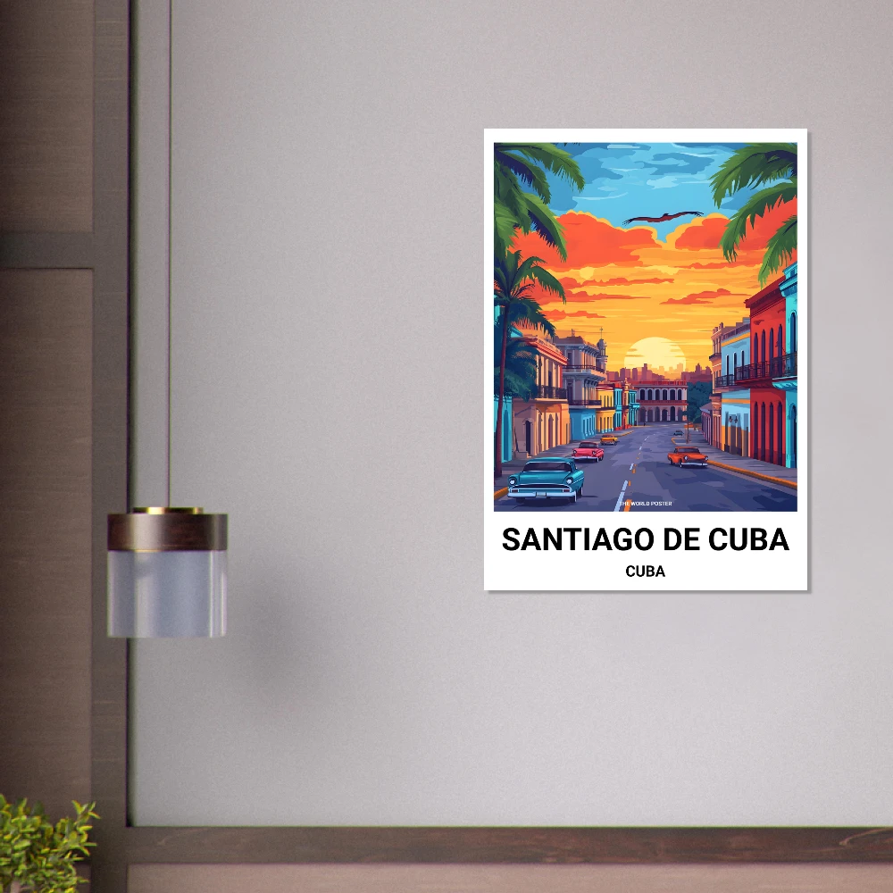 Affiche SANTIAGO DE CUBA - Image 5 of 6