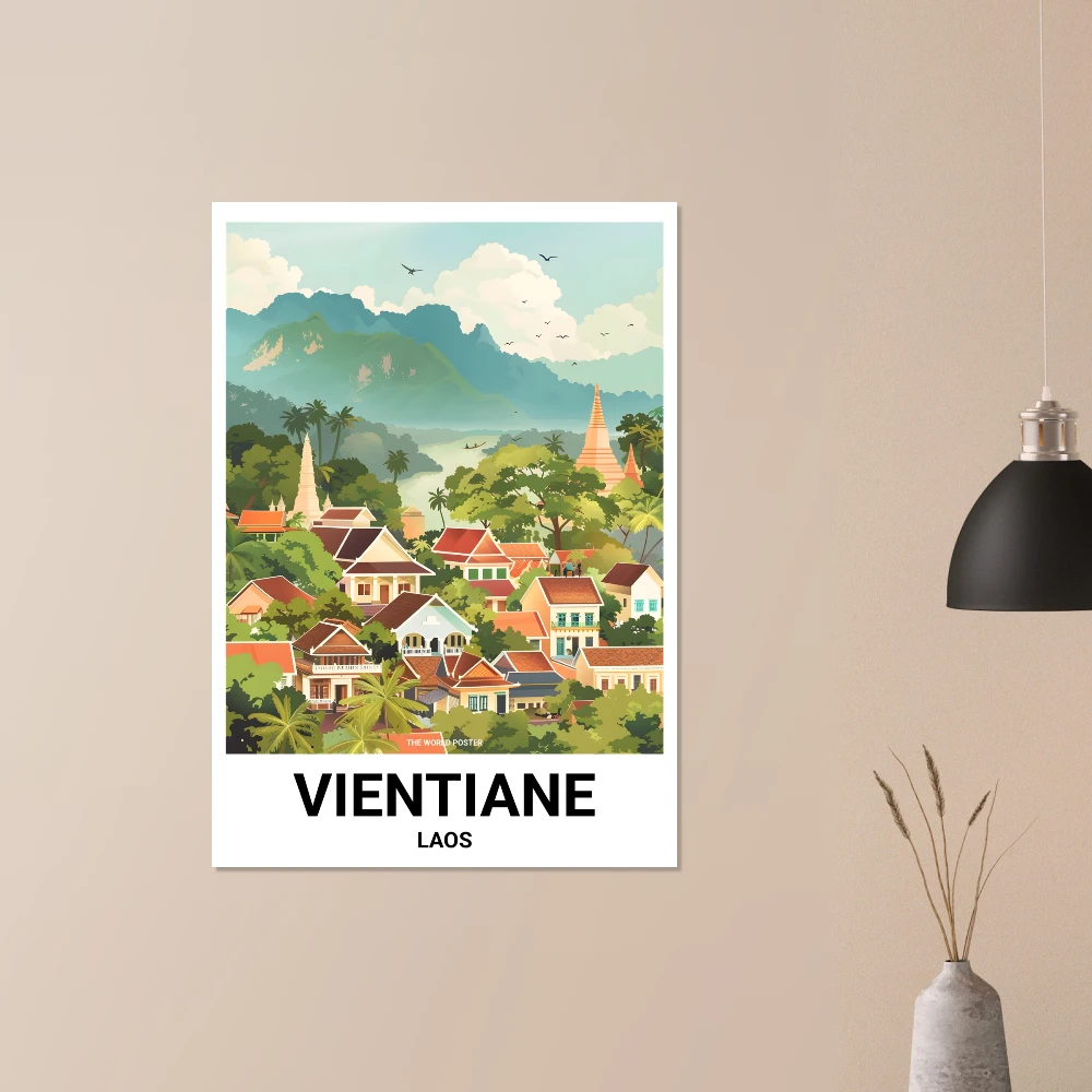 Affiche VIENTIANE - Image 4 of 6