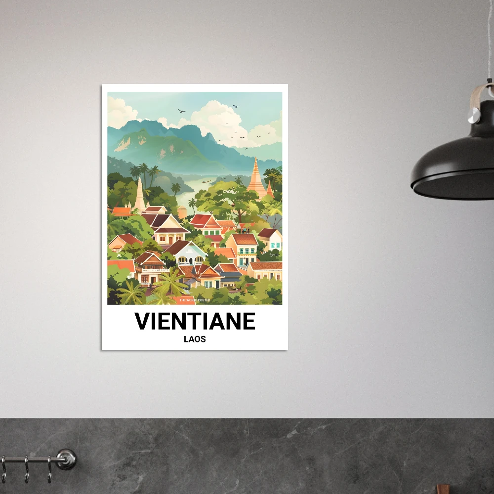 Affiche VIENTIANE - Image 6 of 6