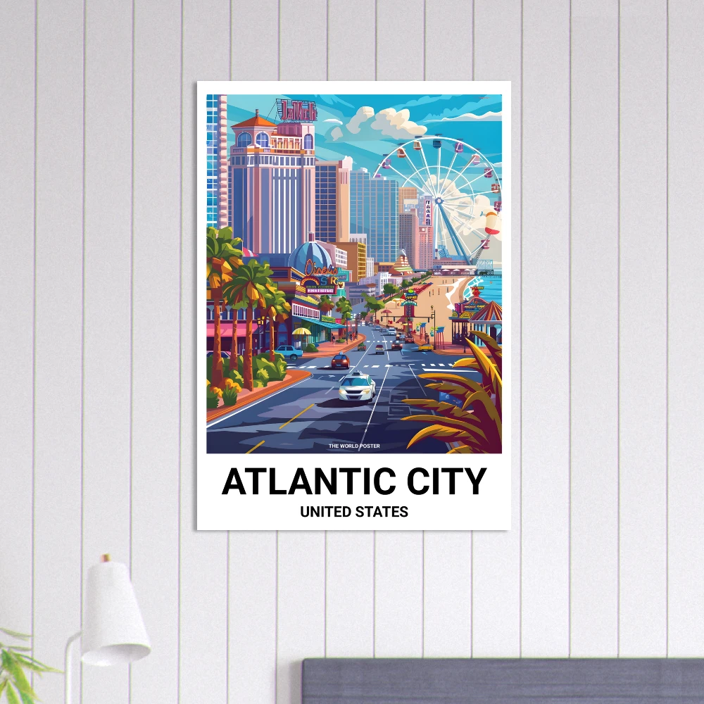Affiche ATLANTIC CITY - Image 3 of 6