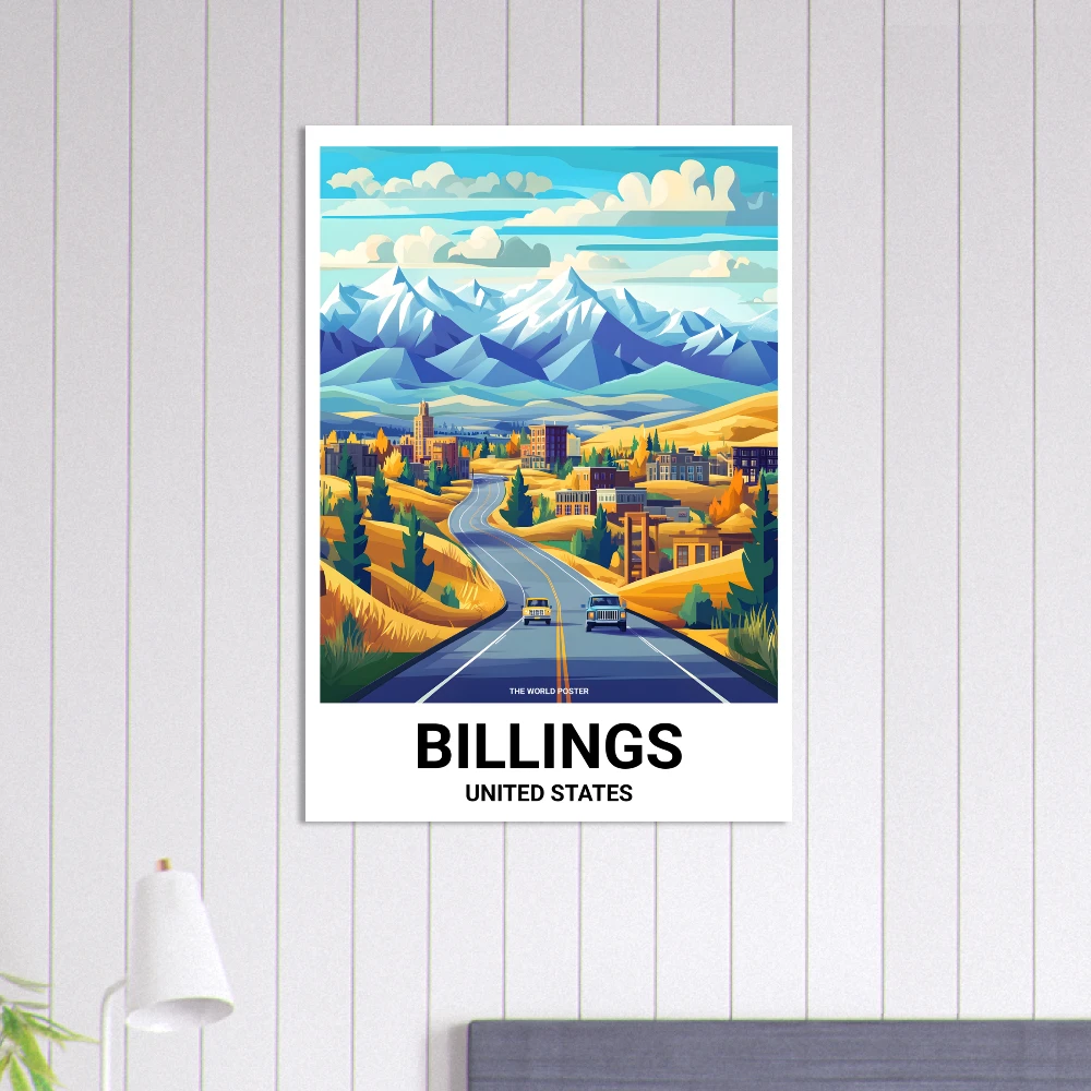 Affiche BILLINGS - Image 2 of 6