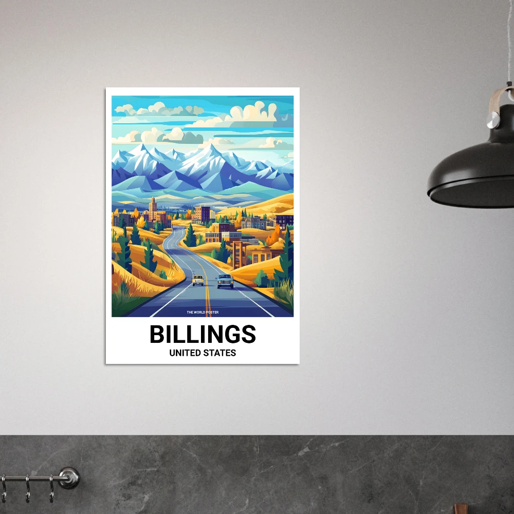 Affiche BILLINGS - Image 5 of 6